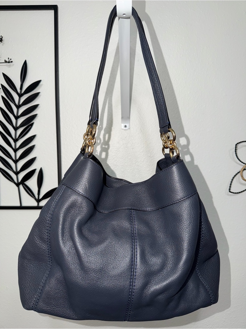 Coach Lexy Pebble Leather Shoulder Bag - Picture 2 of 2